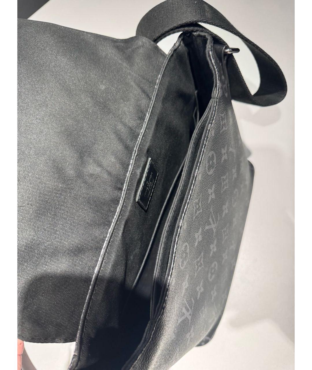 LOUIS VUITTON Черная сумка на плечо, фото 5