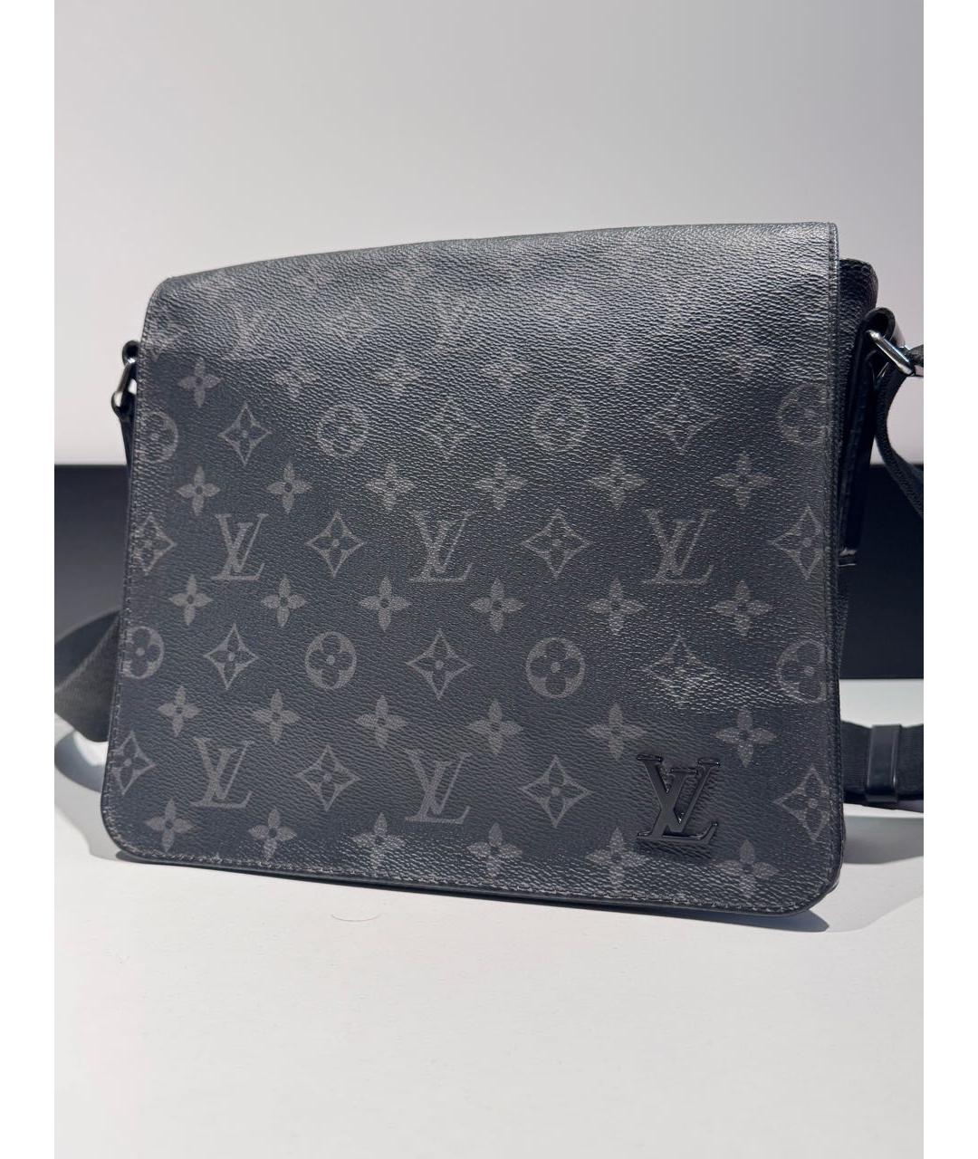 LOUIS VUITTON Черная сумка на плечо, фото 3