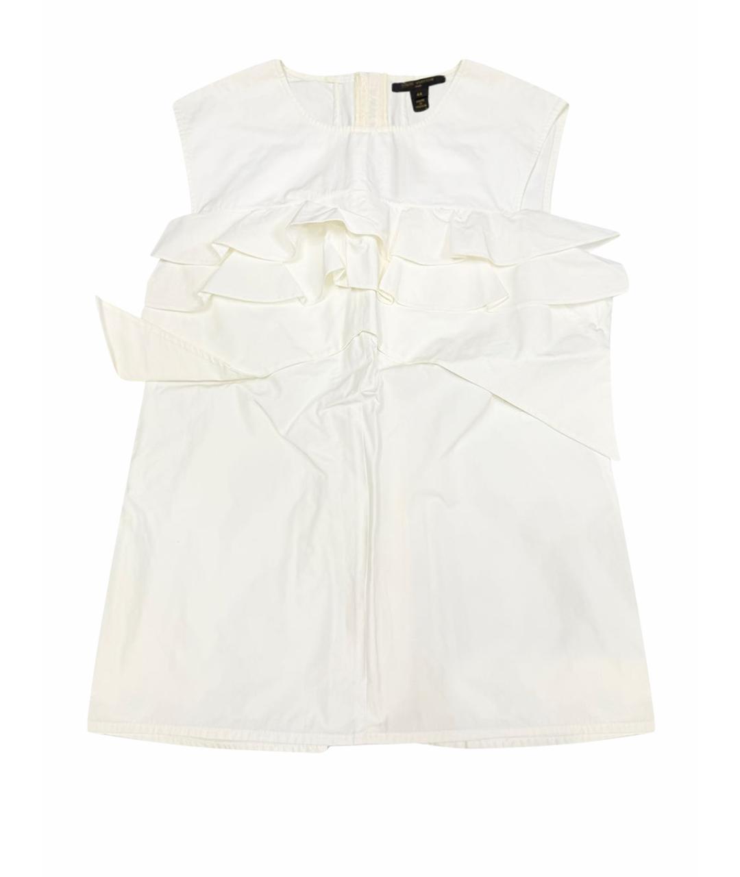 LOUIS VUITTON Белая хлопковая блузы, фото 1