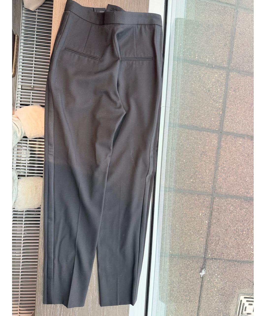 SAINT LAURENT Черные прямые брюки, фото 2