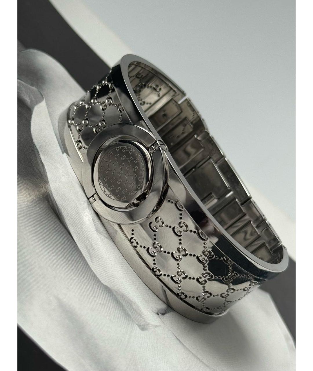 GUCCI Серебряные стальные часы, фото 2