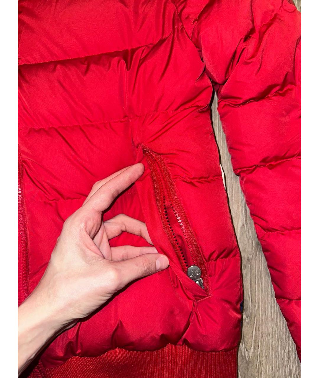 PERFECT MOMENT Красный полиэстеровый пуховик, фото 6