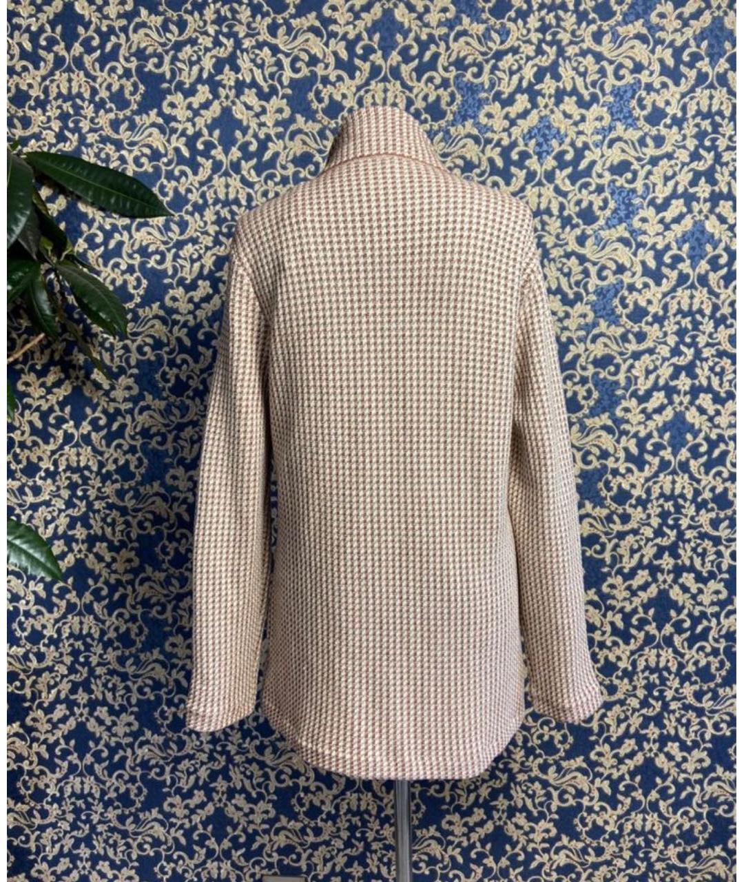 ELEVENTY Бежевый хлопковый жакет/пиджак, фото 2