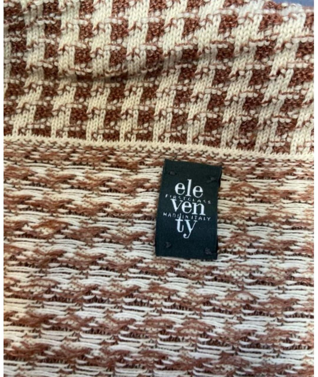 ELEVENTY Бежевый хлопковый жакет/пиджак, фото 8