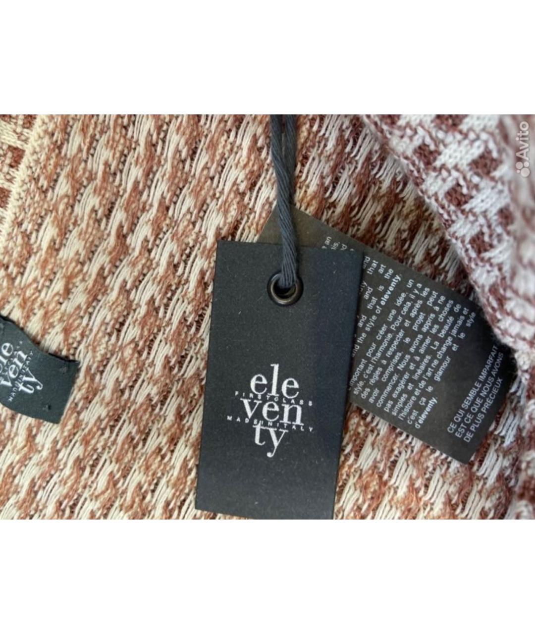 ELEVENTY Бежевый хлопковый жакет/пиджак, фото 3