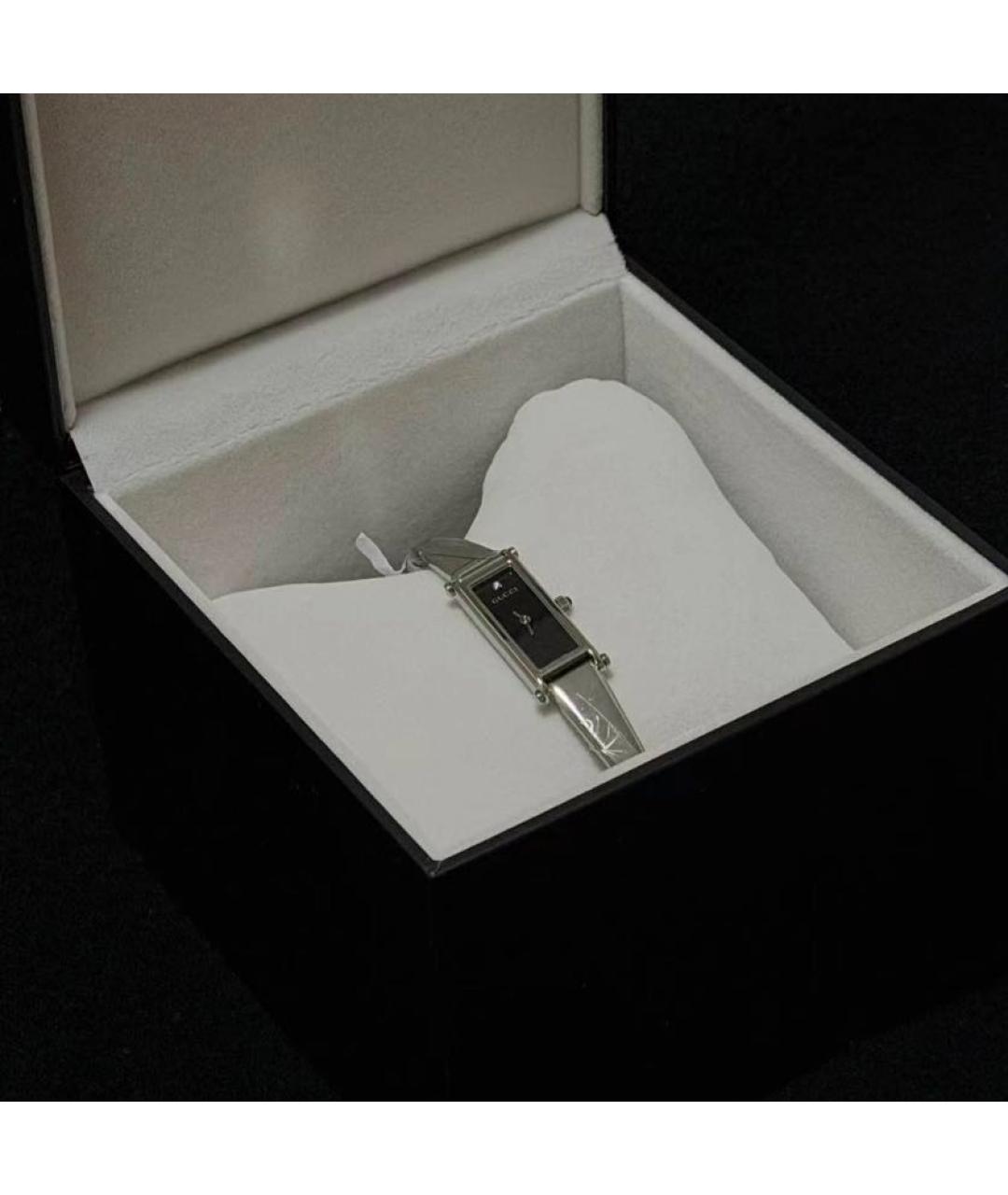 GUCCI Черные стальные часы, фото 6