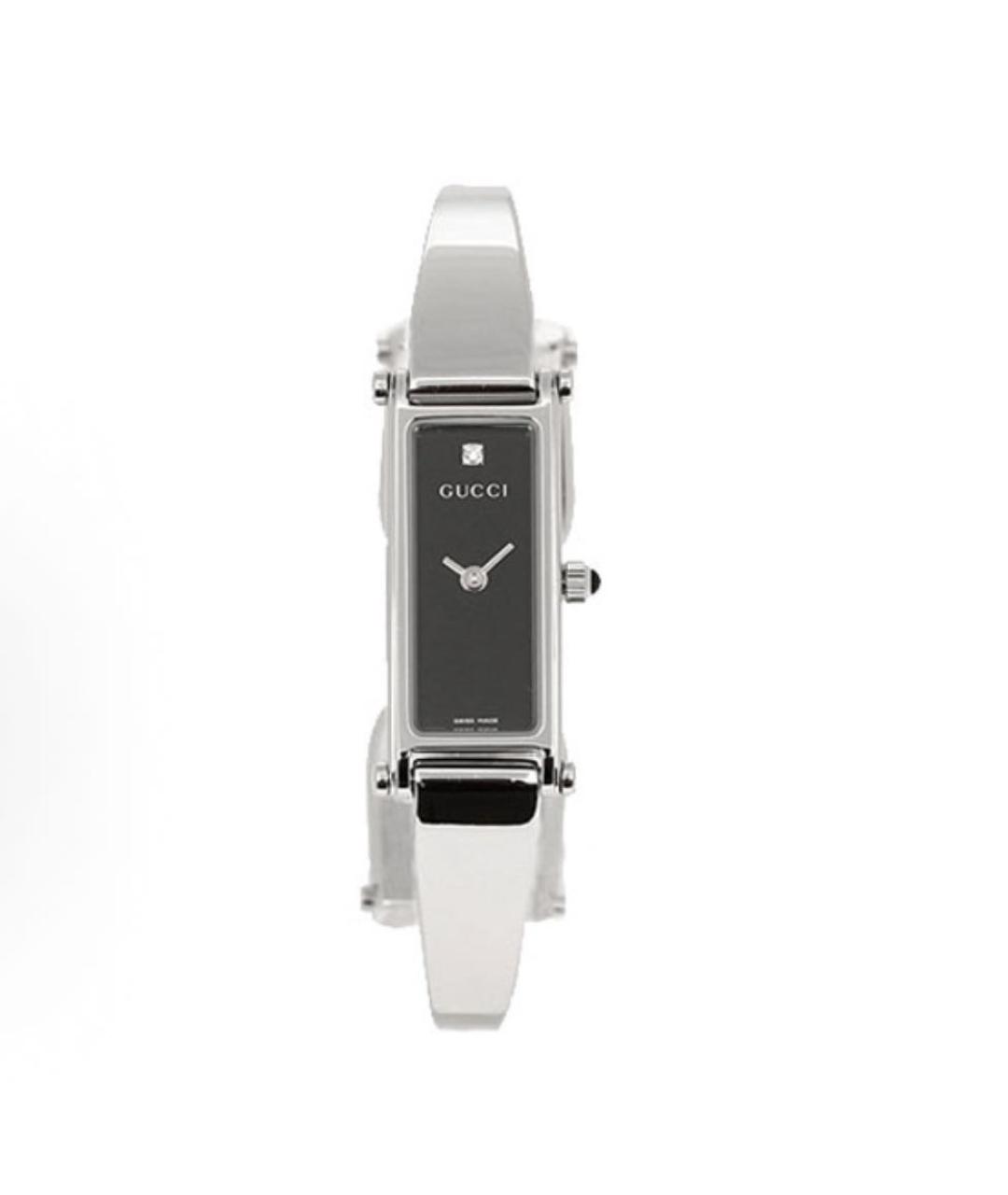 GUCCI Черные стальные часы, фото 1