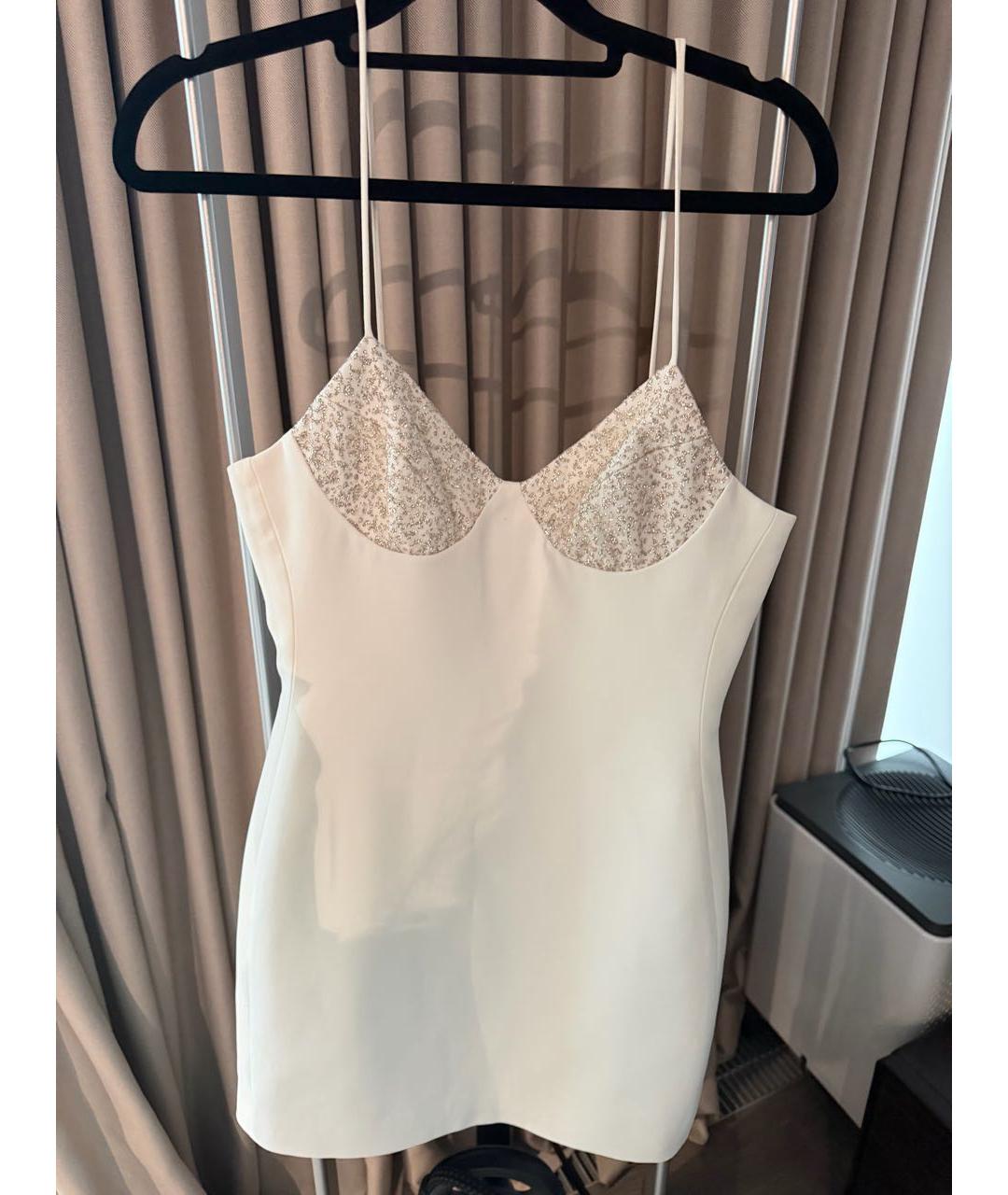 DAVID KOMA Белое коктейльное платье, фото 5