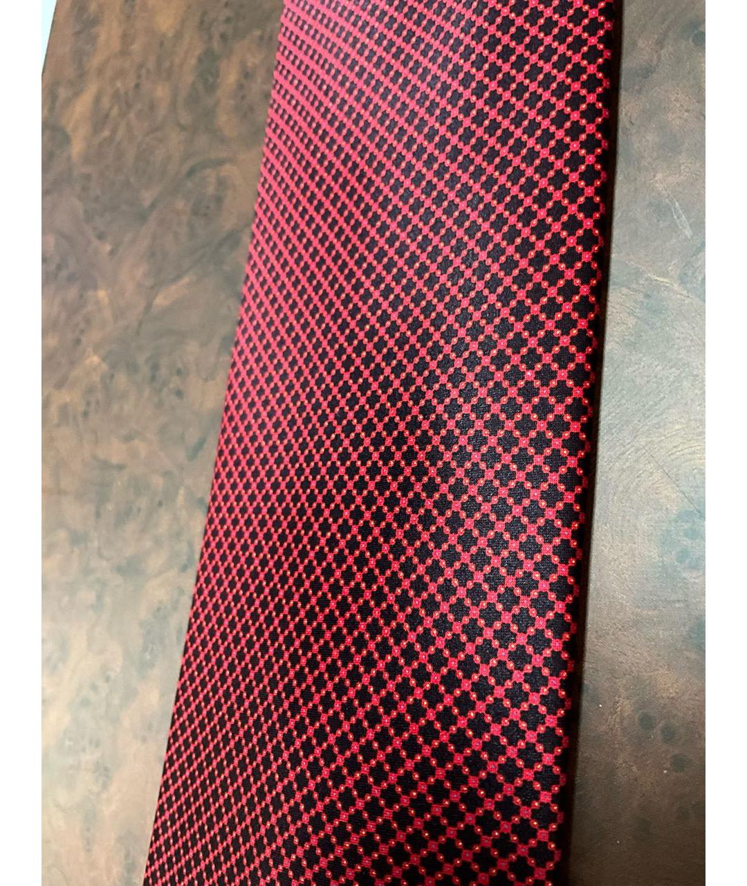STEFANO RICCI Красный шелковый галстук, фото 3