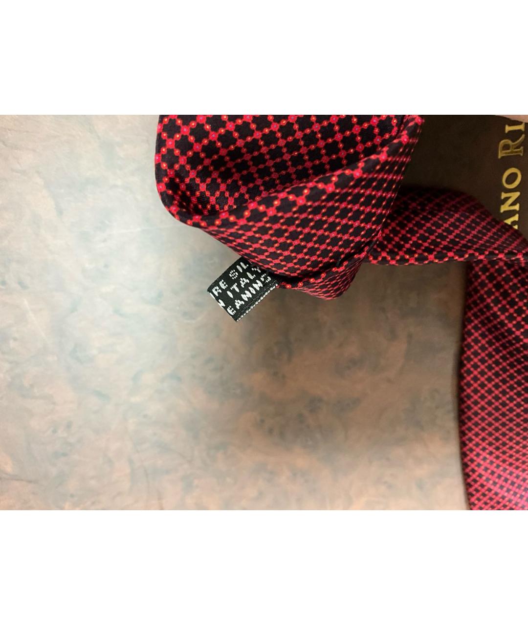 STEFANO RICCI Красный шелковый галстук, фото 7