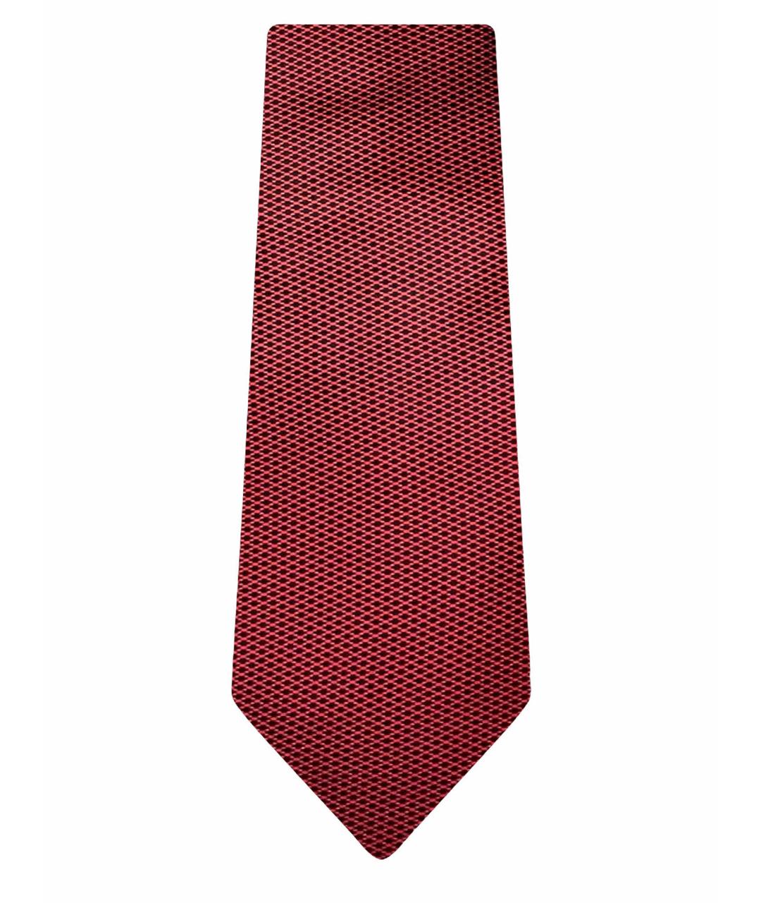 STEFANO RICCI Красный шелковый галстук, фото 1