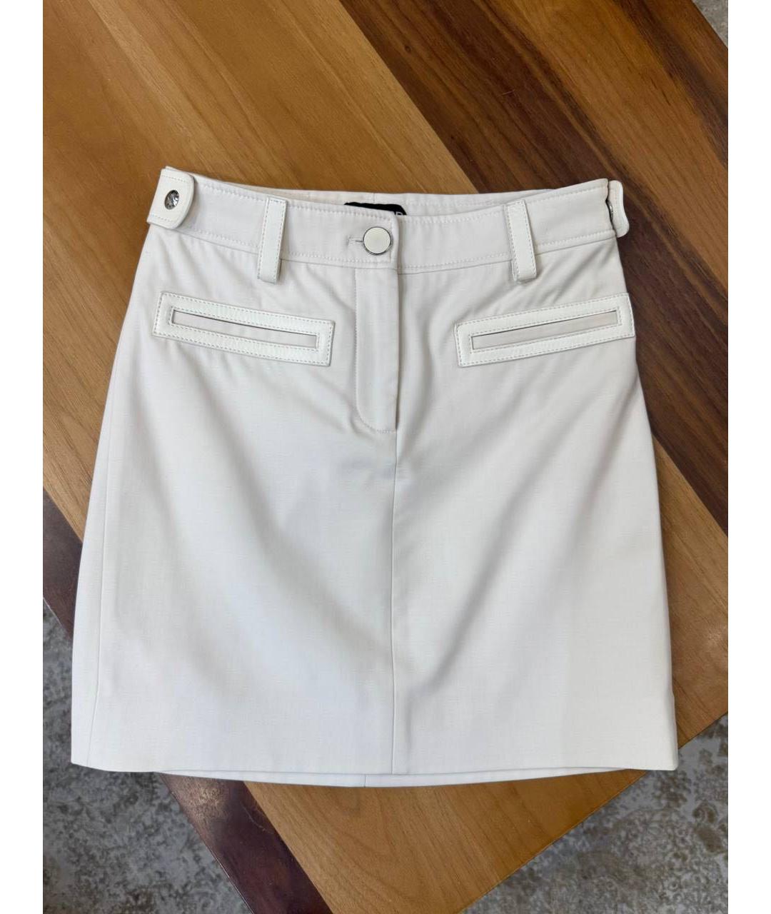 TOM FORD Белая юбка мини, фото 4