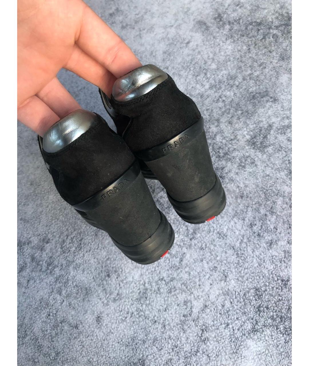 PRADA Черные ботильоны, фото 7