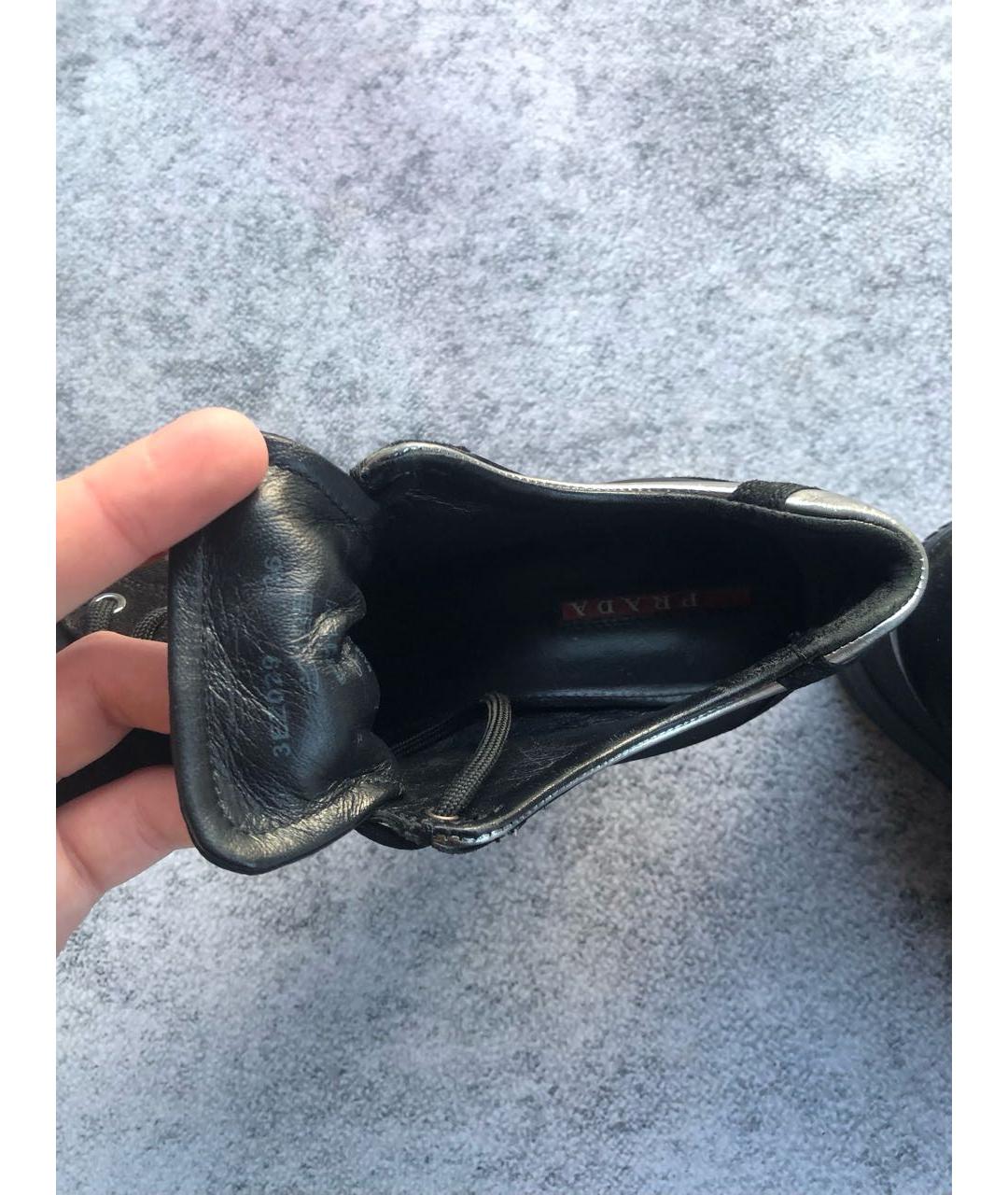 PRADA Черные ботильоны, фото 5