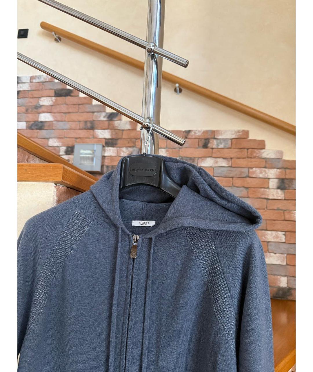 PESERICO Синий шерстяной спортивные костюмы, фото 5