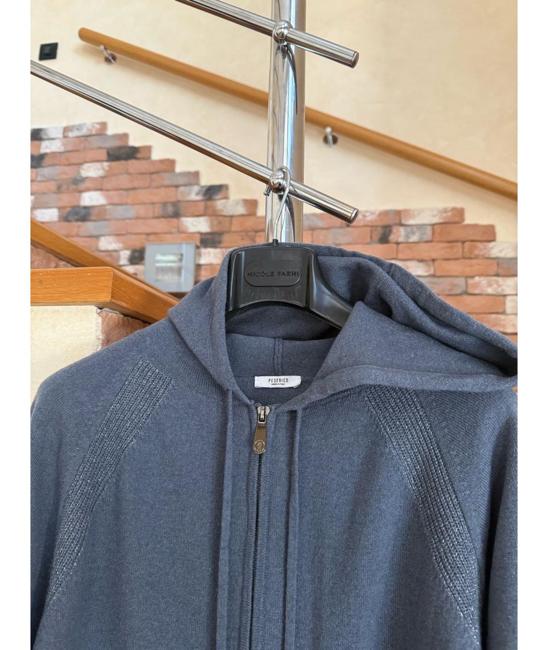 PESERICO Синий шерстяной спортивные костюмы, фото 4