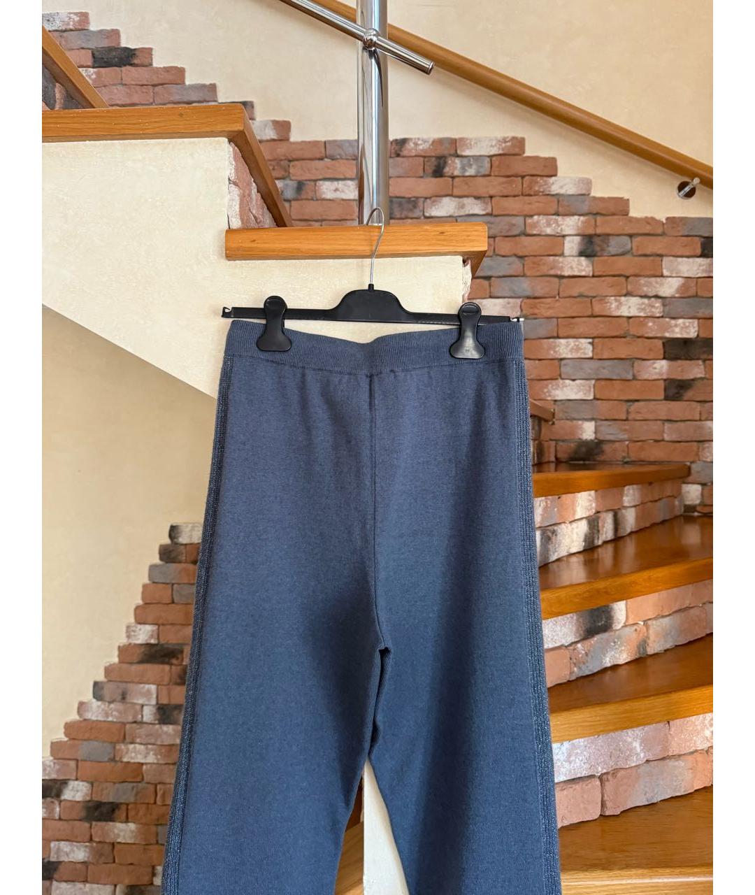 PESERICO Синий шерстяной спортивные костюмы, фото 8