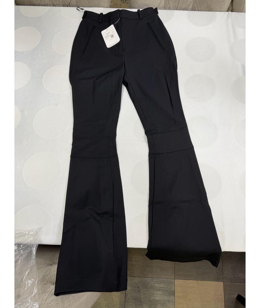 LOUIS VUITTON Черные хлопковые брюки широкие, фото 6