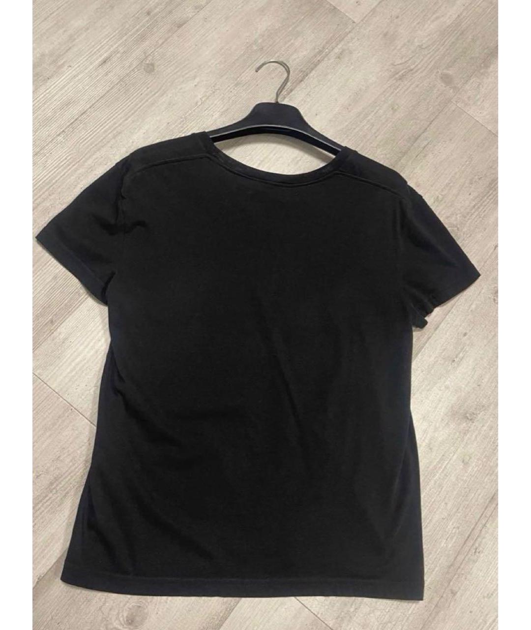 CELINE Черная футболка, фото 4