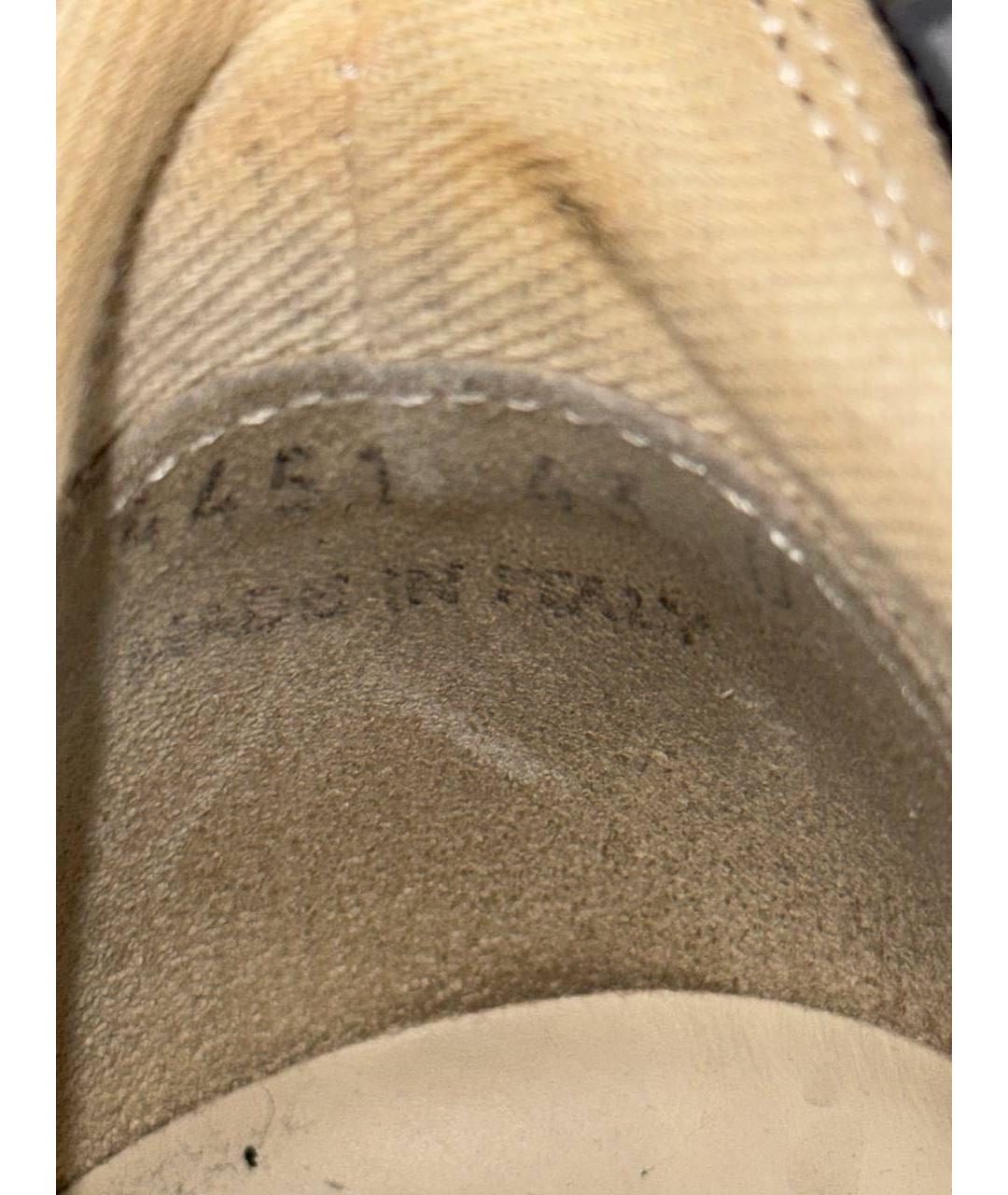 RICK OWENS DRKSHDW Черные текстильные низкие кроссовки / кеды, фото 6