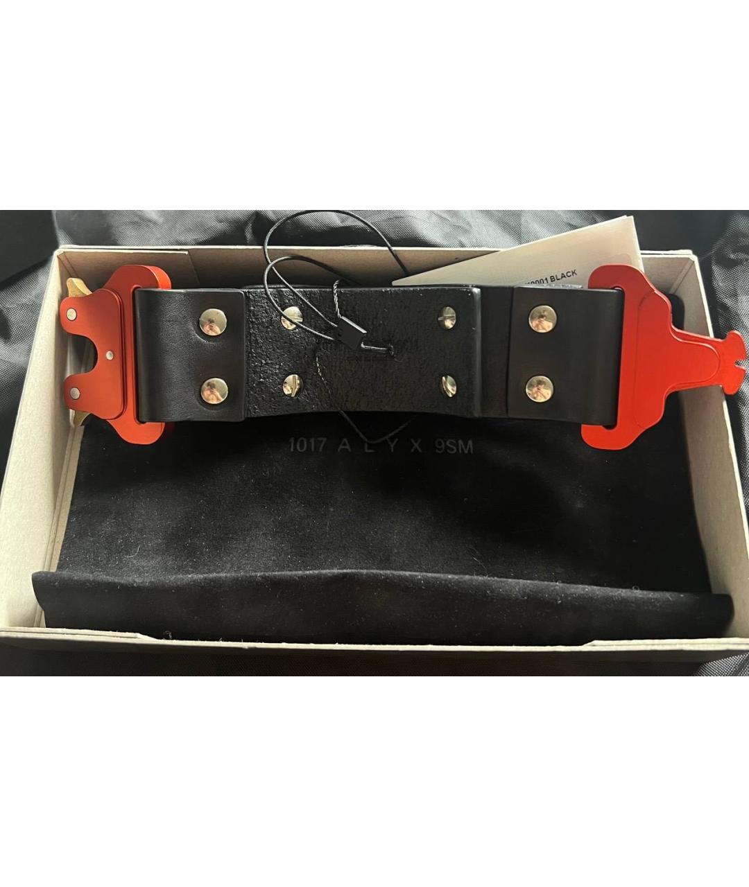 1017 ALYX 9SM Красный кожаный браслет, фото 3