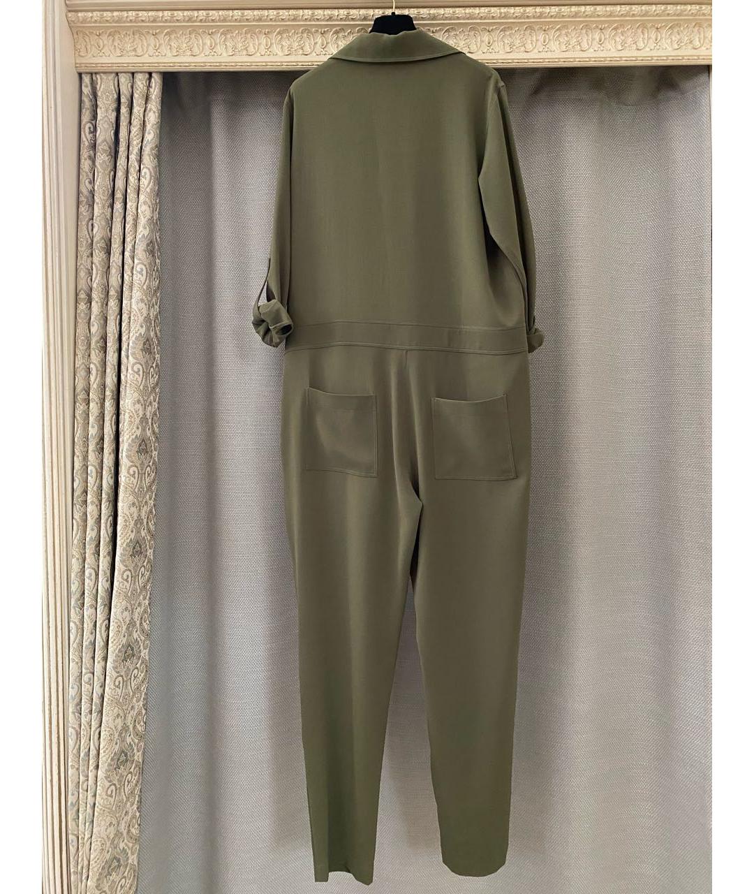 ERMANNO SCERVINO Хаки полиэстеровый комбинезон, фото 6
