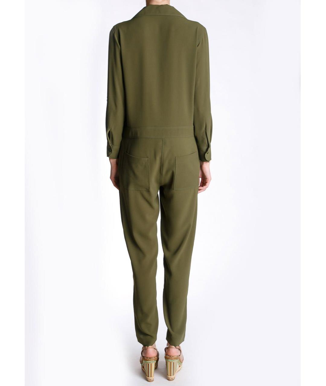 ERMANNO SCERVINO Хаки полиэстеровый комбинезон, фото 3