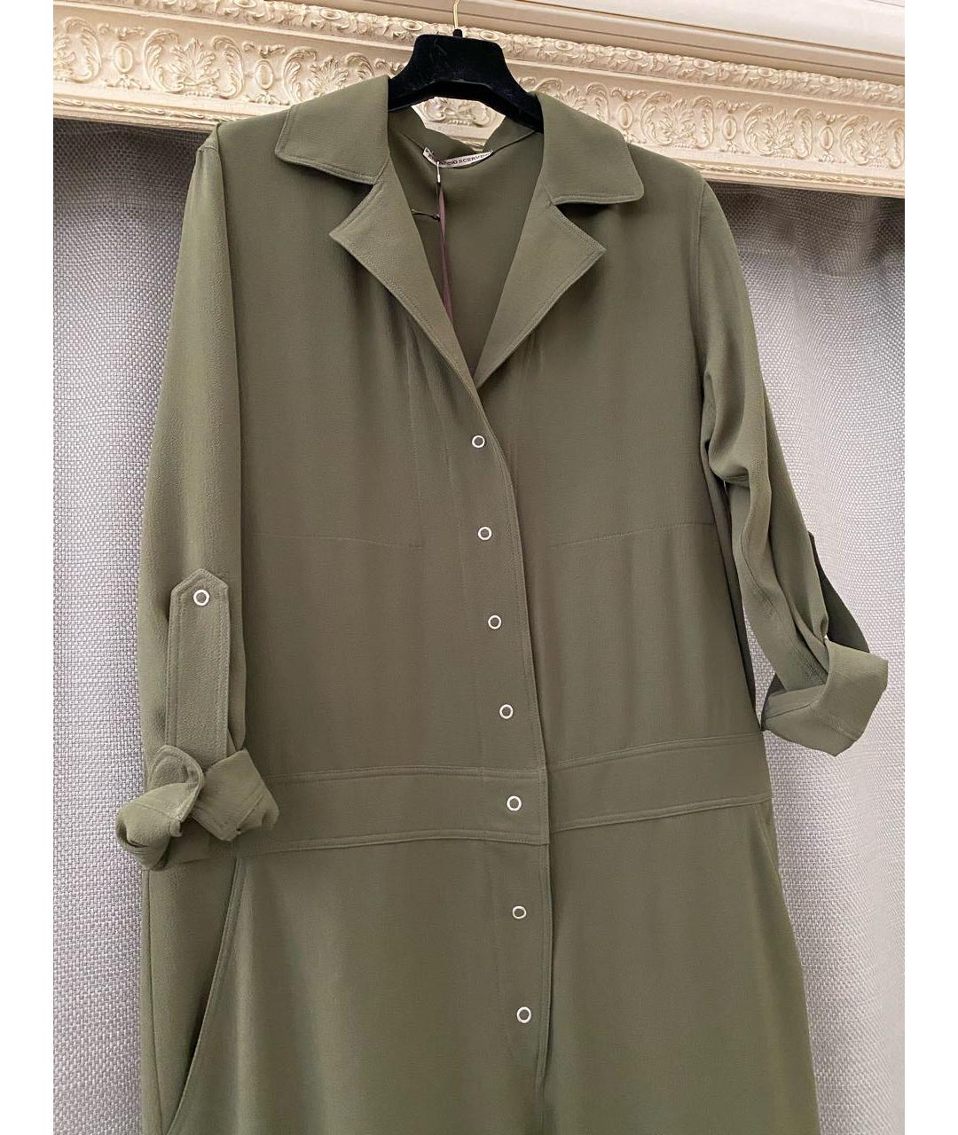 ERMANNO SCERVINO Хаки полиэстеровый комбинезон, фото 5