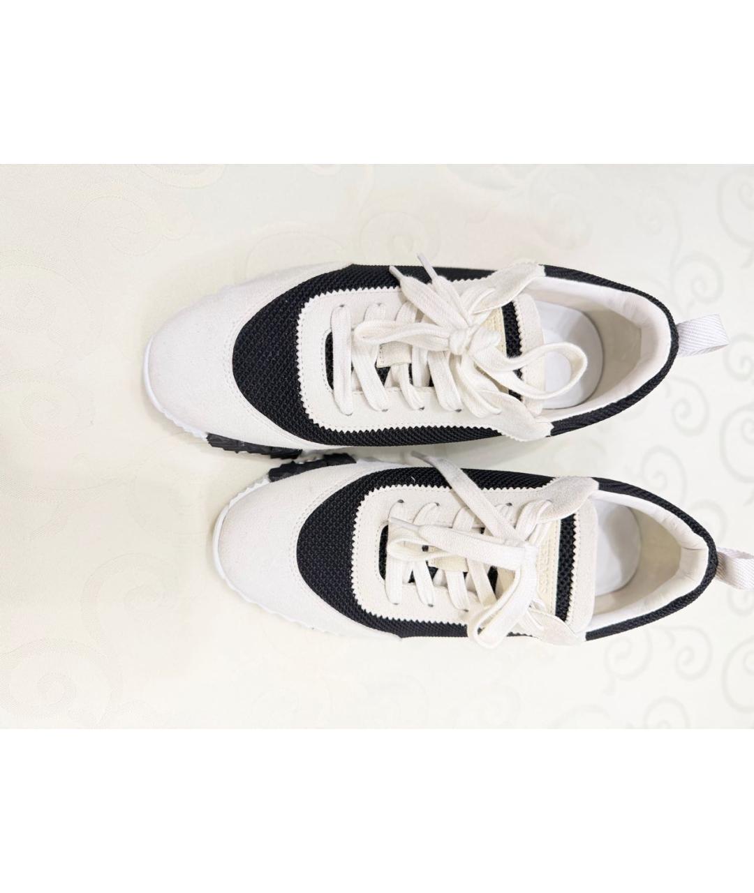 HERMES Мульти текстильные кроссовки, фото 3