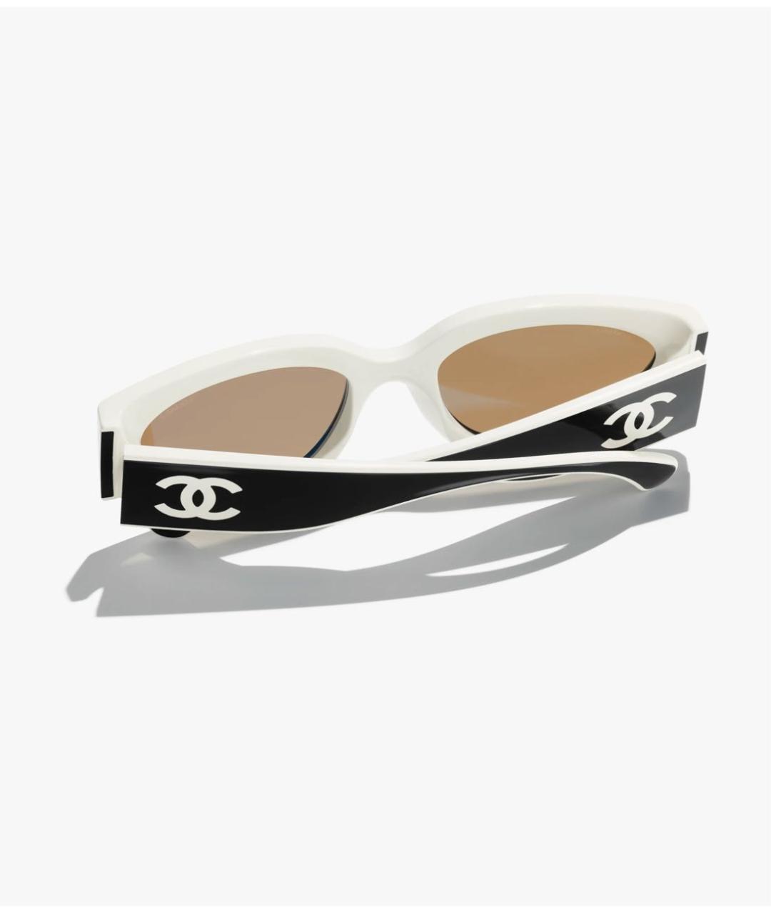 CHANEL Черные пластиковые солнцезащитные очки, фото 4