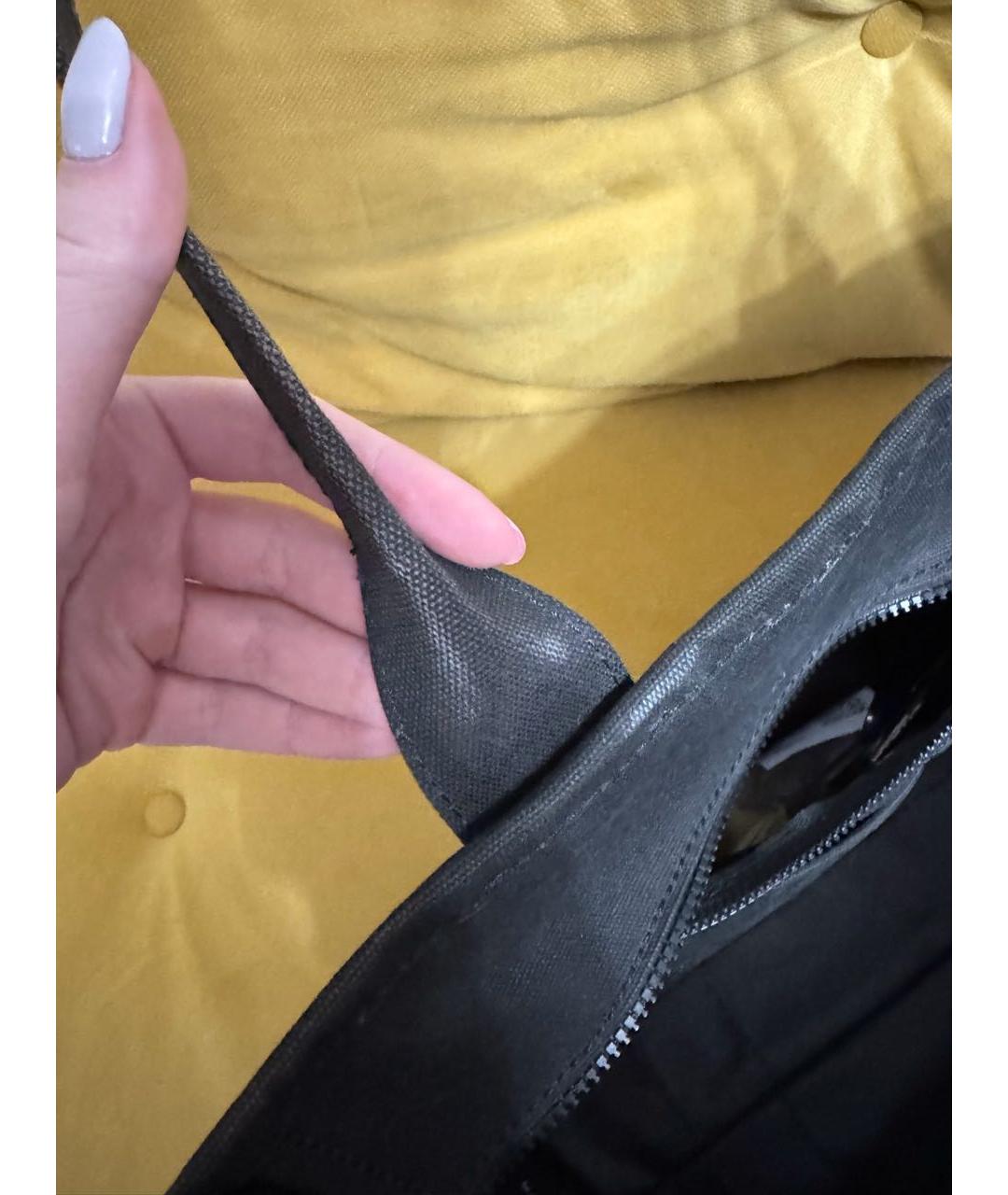 MARC JACOBS Черная хлопковая сумка тоут, фото 6