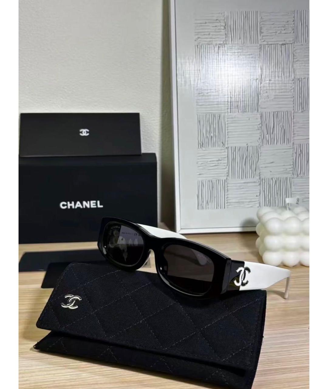 CHANEL Мульти пластиковые солнцезащитные очки, фото 5