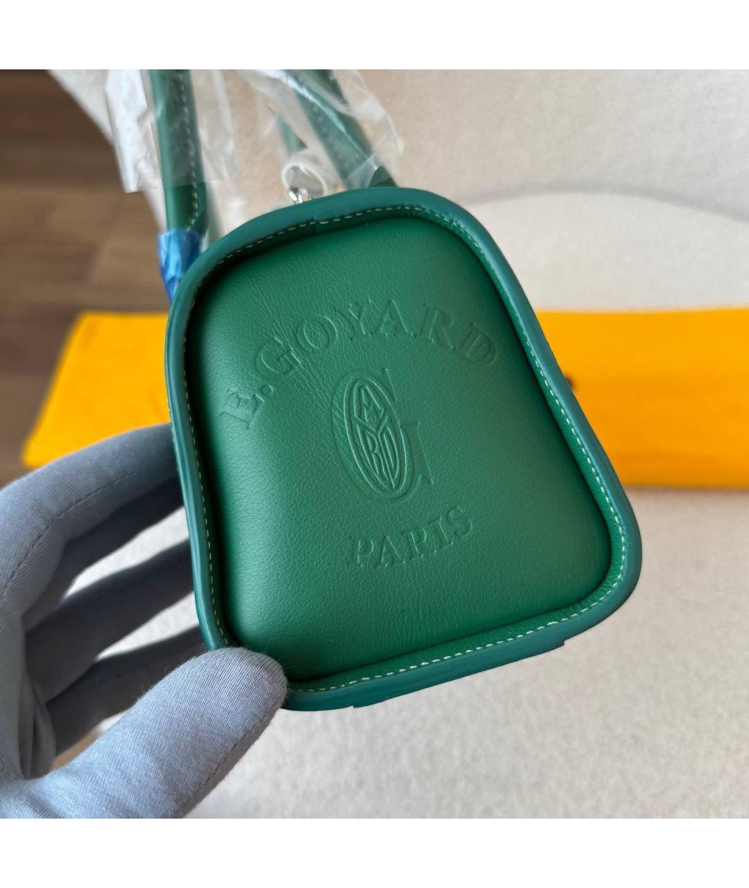 GOYARD Зеленая сумка через плечо, фото 4