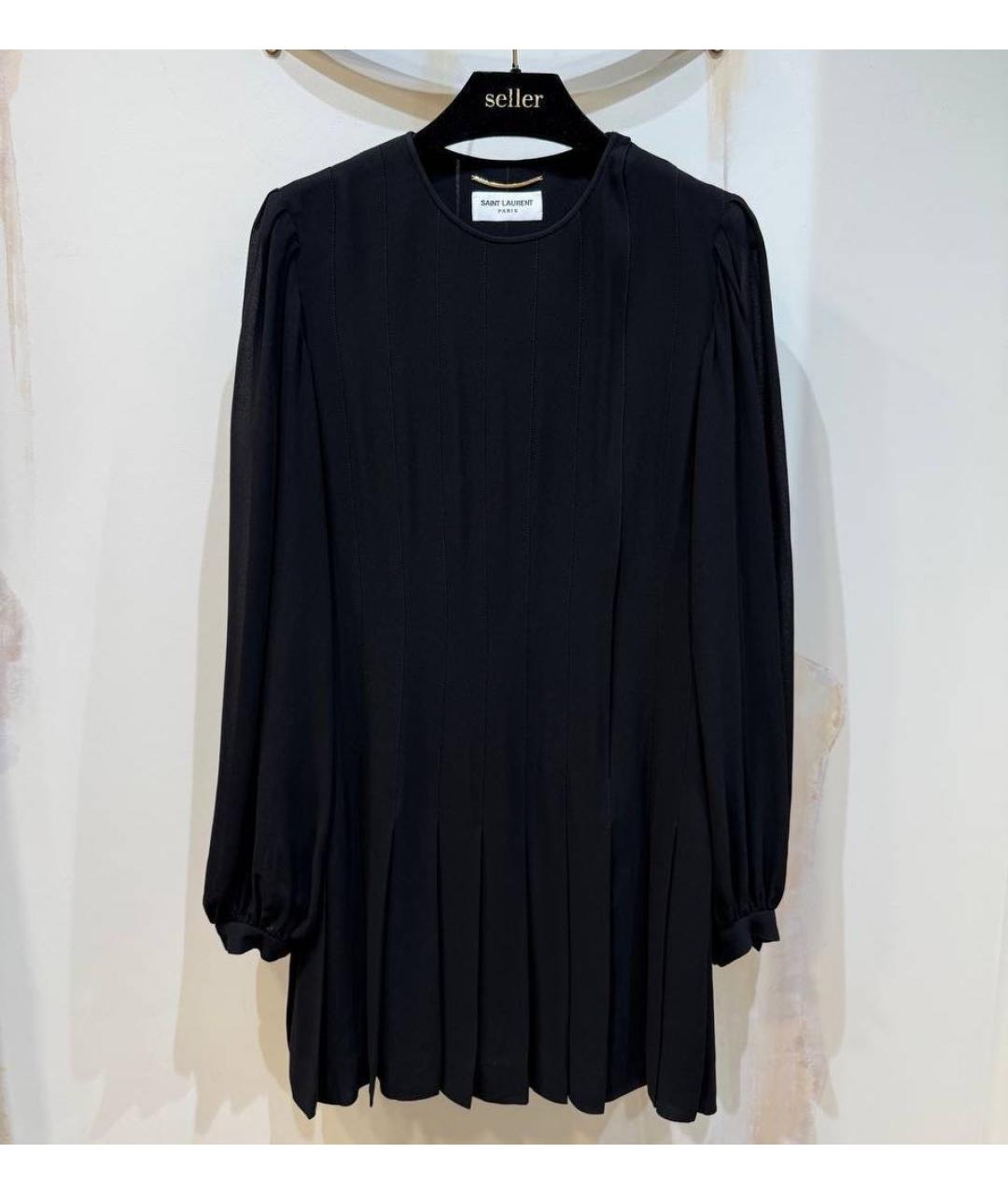 SAINT LAURENT Черное вечернее платье, фото 2