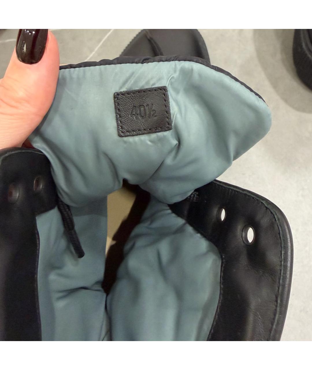 HERMES Черные ботинки, фото 5