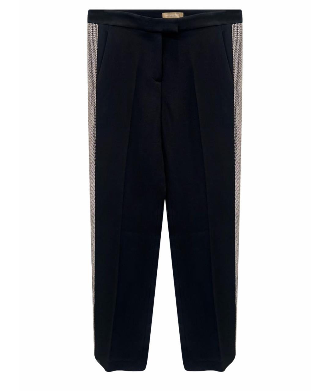 MICHAEL KORS Черные ацетатные прямые брюки, фото 1