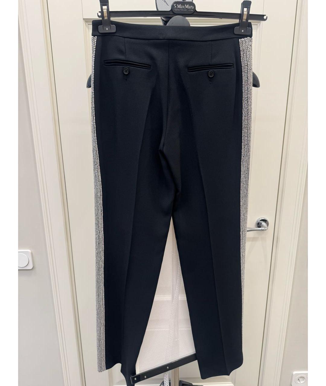 MICHAEL KORS Черные ацетатные прямые брюки, фото 2