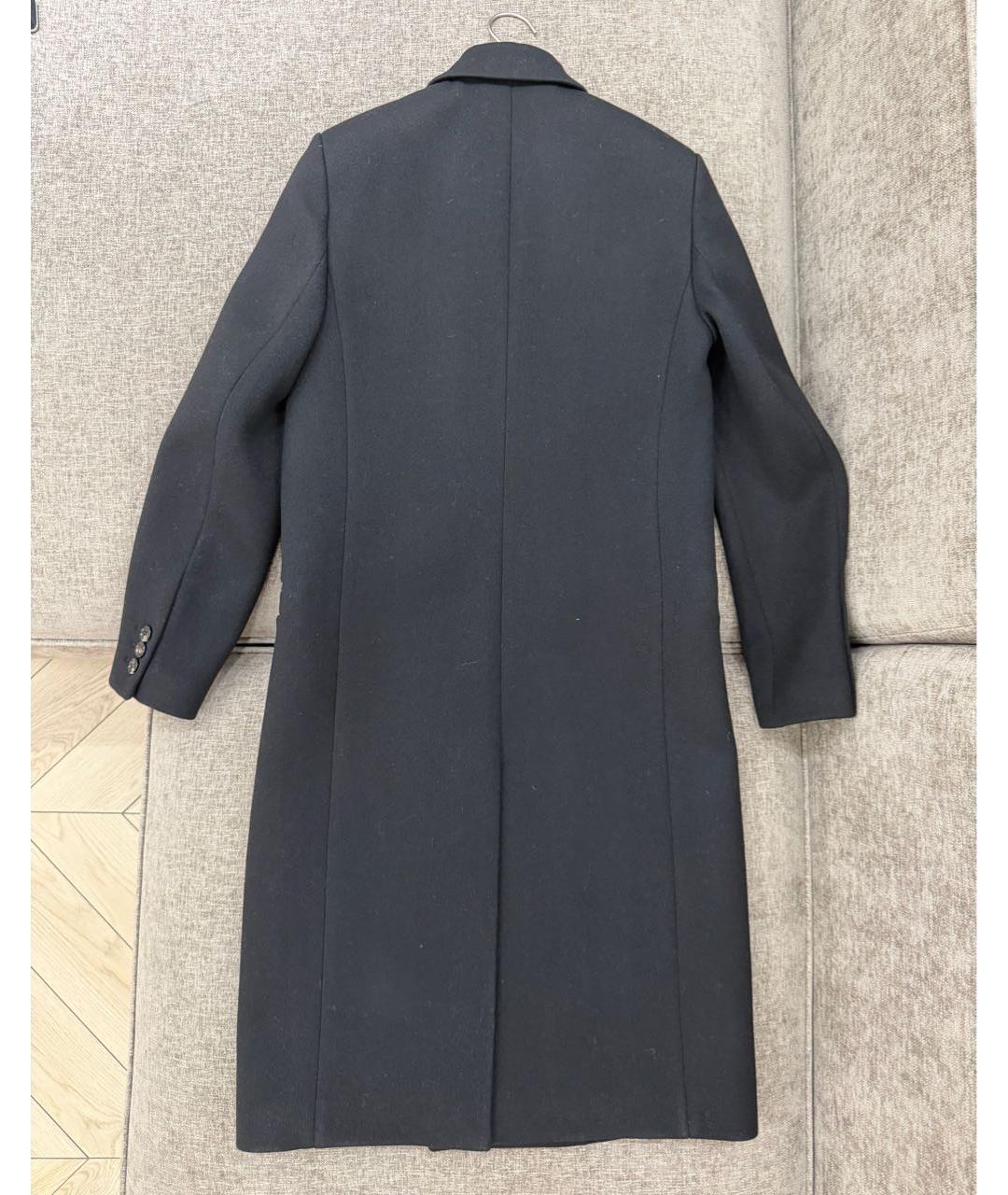 BOTTEGA VENETA Черное шерстяное пальто, фото 2