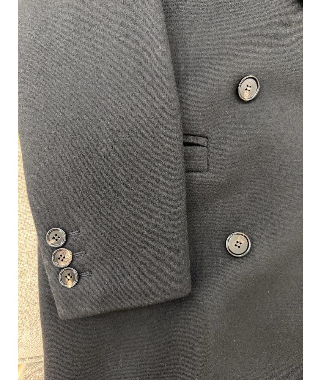 BOTTEGA VENETA Черное шерстяное пальто, фото 5