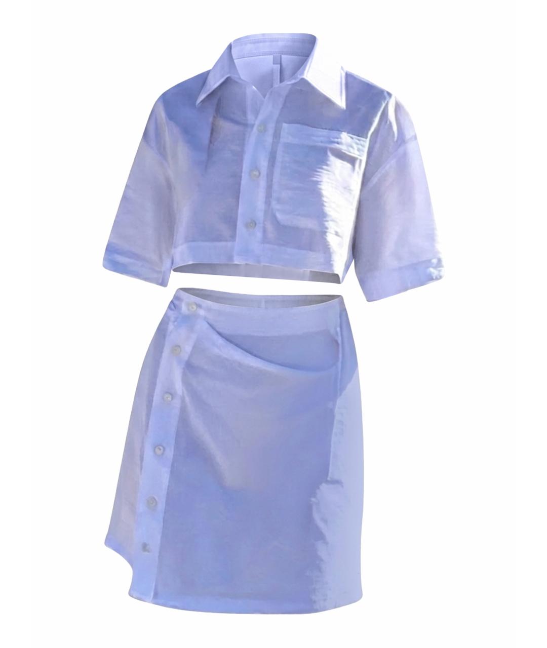 JACQUEMUS Белый сарафан, фото 1