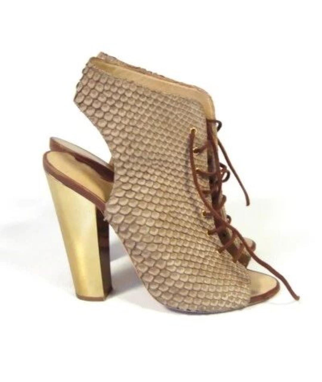 GIUSEPPE ZANOTTI DESIGN Коричневые кожаные туфли, фото 10