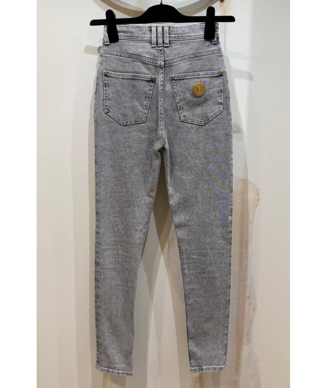 BALMAIN Серые джинсы слим, фото 2