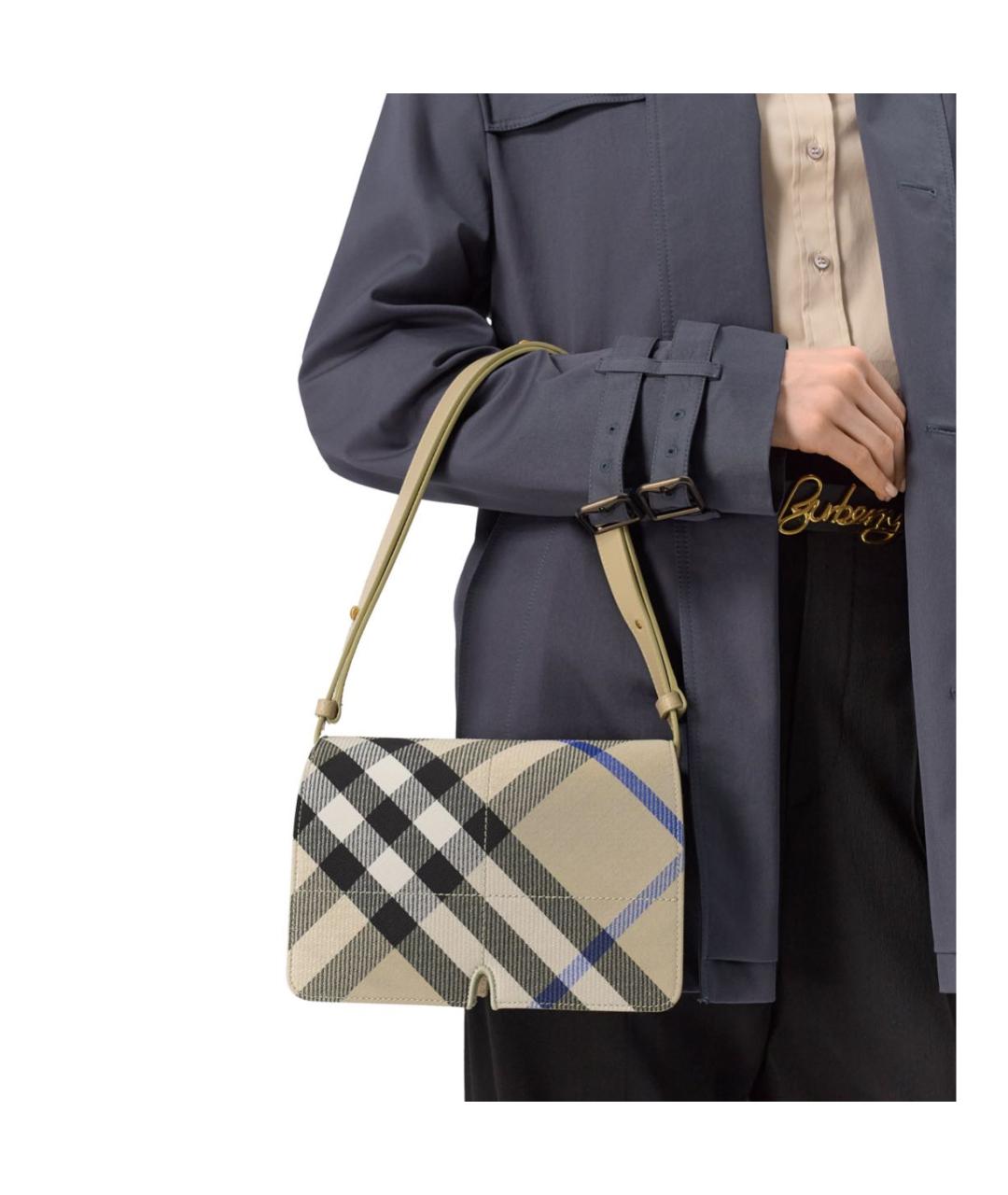 BURBERRY Бежевая сумка через плечо, фото 2