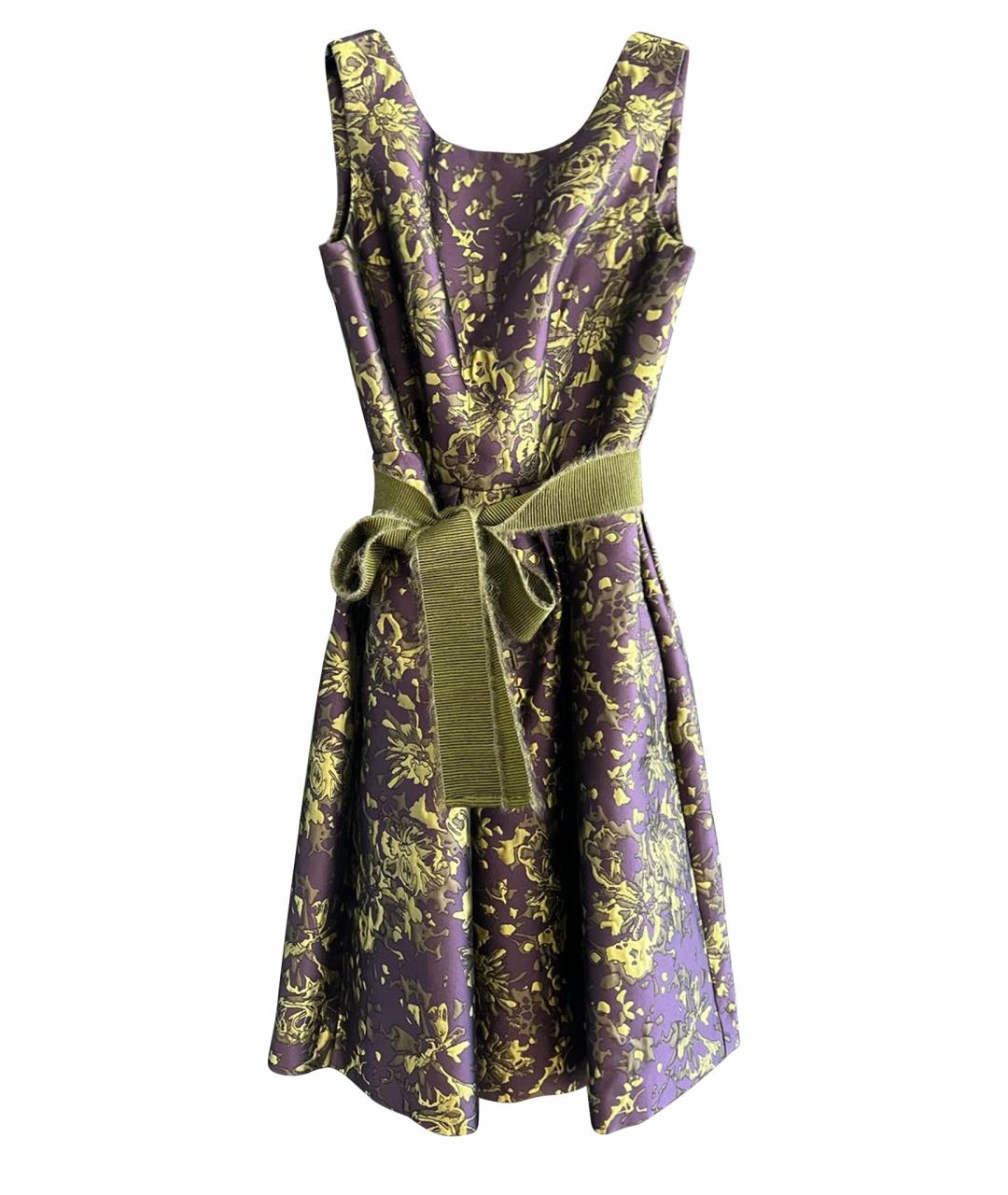 P.A.R.O.S.H. Фиолетовое полиэстеровое вечернее платье, фото 1