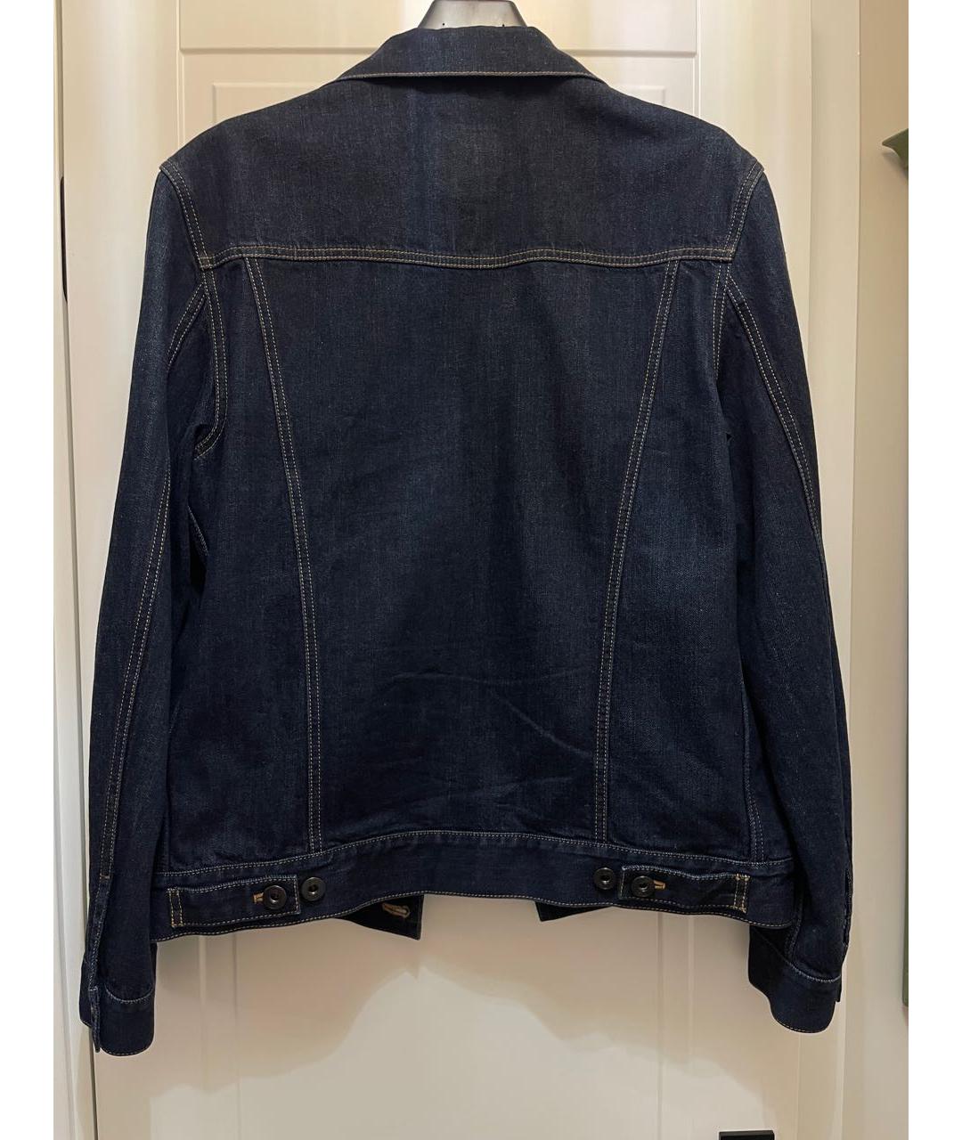 BRIONI Темно-синяя деним куртка, фото 2