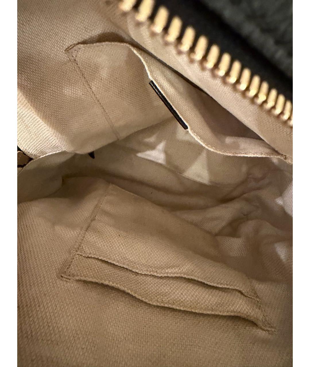 GUCCI Черный кожаный рюкзак, фото 6