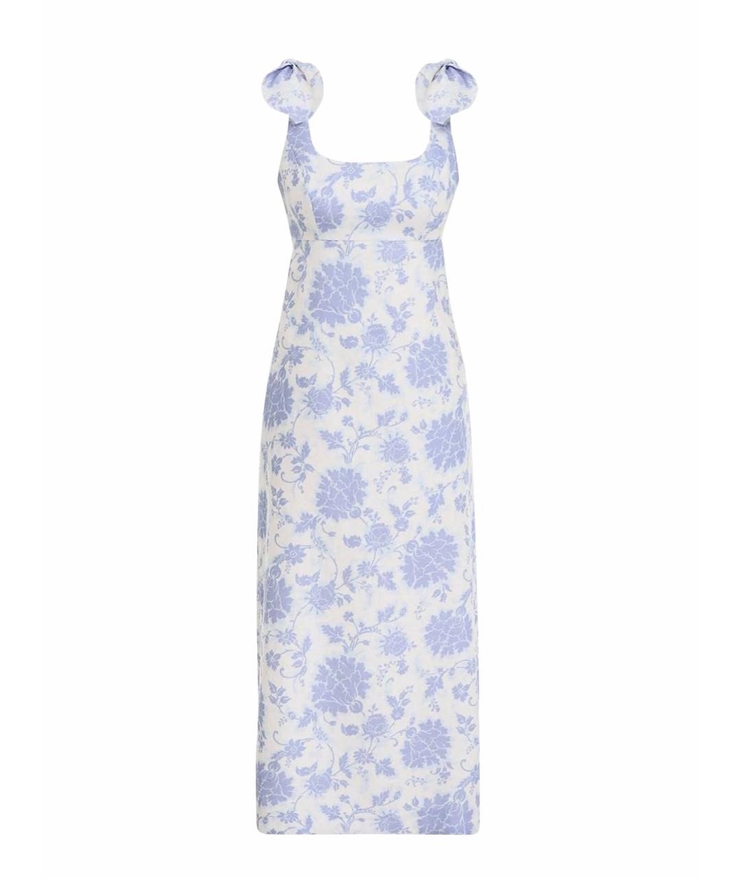 ZIMMERMANN Голубой льняной сарафан, фото 1