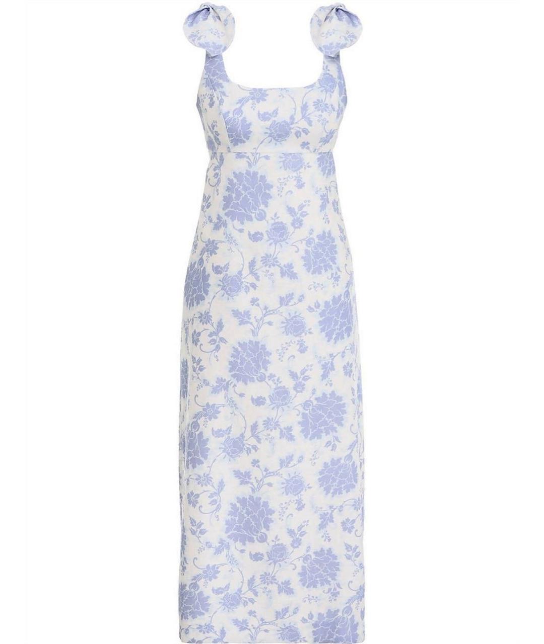 ZIMMERMANN Голубой льняной сарафан, фото 9