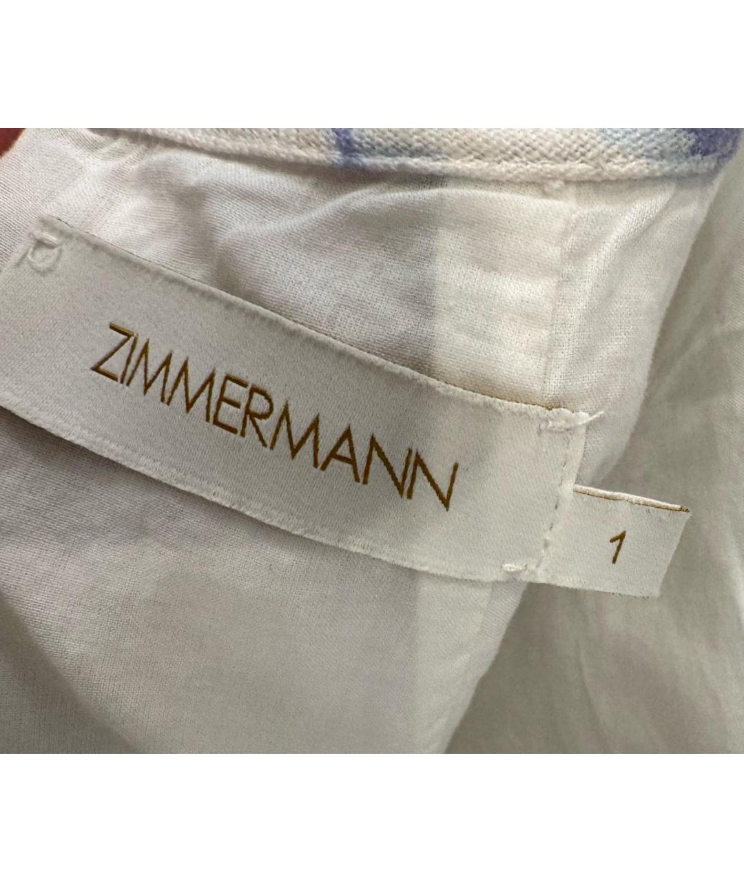 ZIMMERMANN Голубой льняной сарафан, фото 6