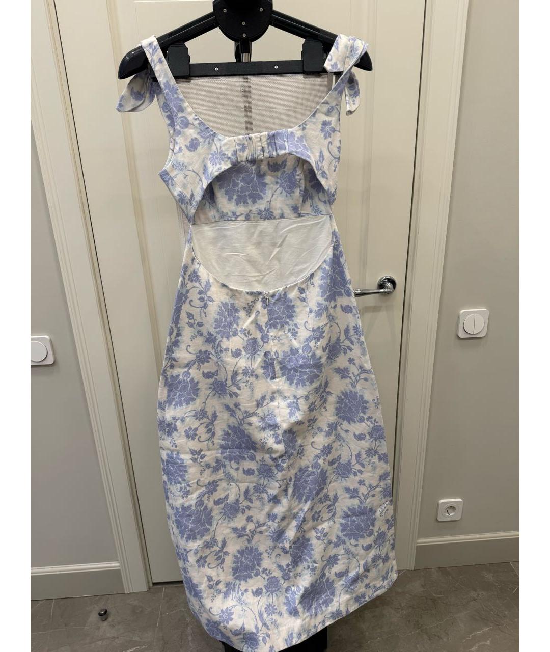 ZIMMERMANN Голубой льняной сарафан, фото 3